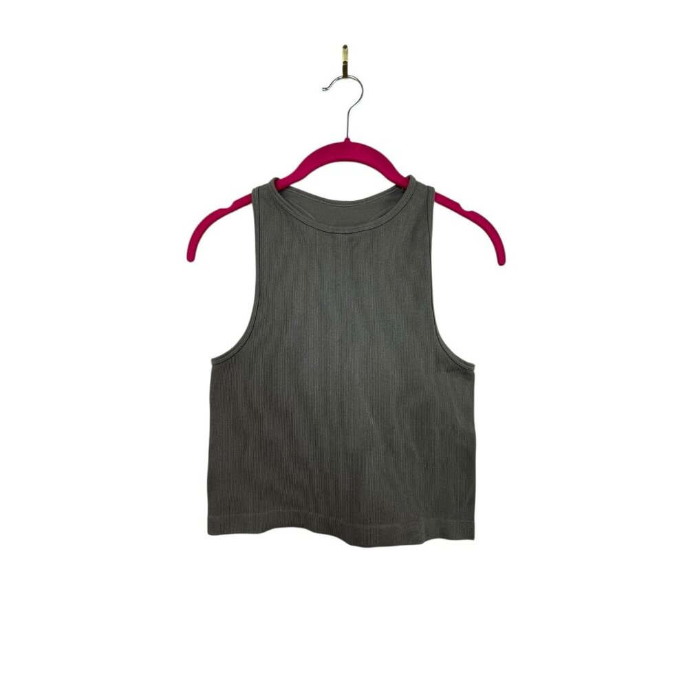 Free People Intimately FP Crop Tank Top Compression Gray Size XS/Small